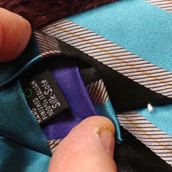 Zanetti handmade men's silk necktie - Picture 4 of 4